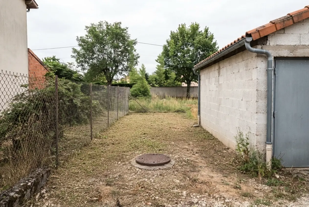 Terrain accessible après débroussaillage soigné à Valence